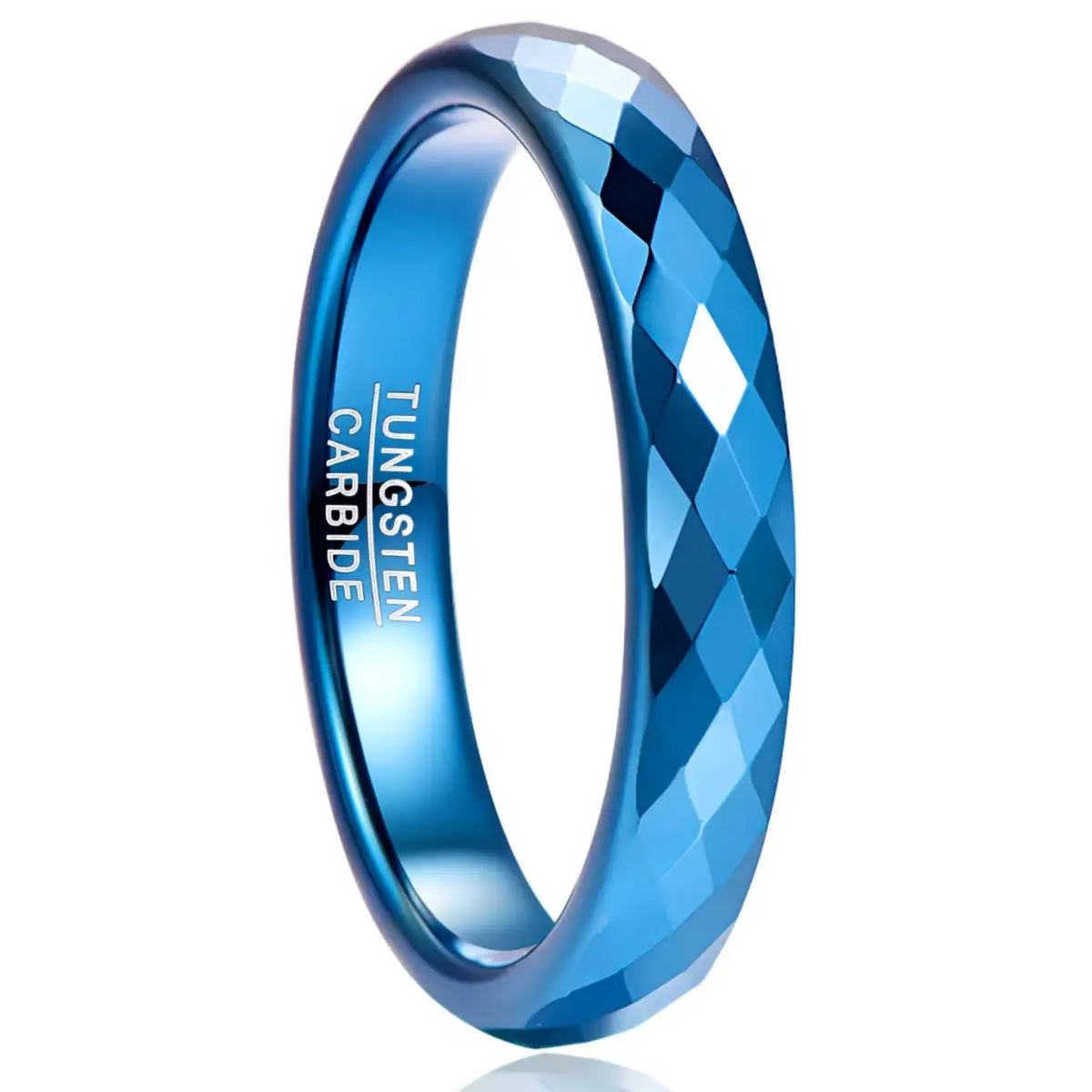 4mm Tungsten Carbide Ring Rose Gold Plating  Wedding Ring For Couple Bands