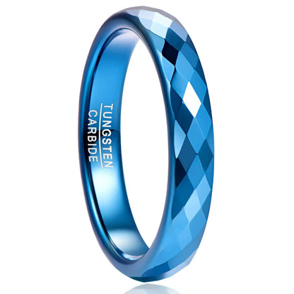4mm Tungsten Carbide Ring Rose Gold Plating  Wedding Ring For Couple Bands