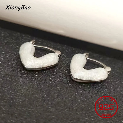 Luxury Shine Stamp 925 Sterling Silver Post Gold Plated Earrings Inlaid Boutique White Zircon Women Hook Drop Earrings Gift