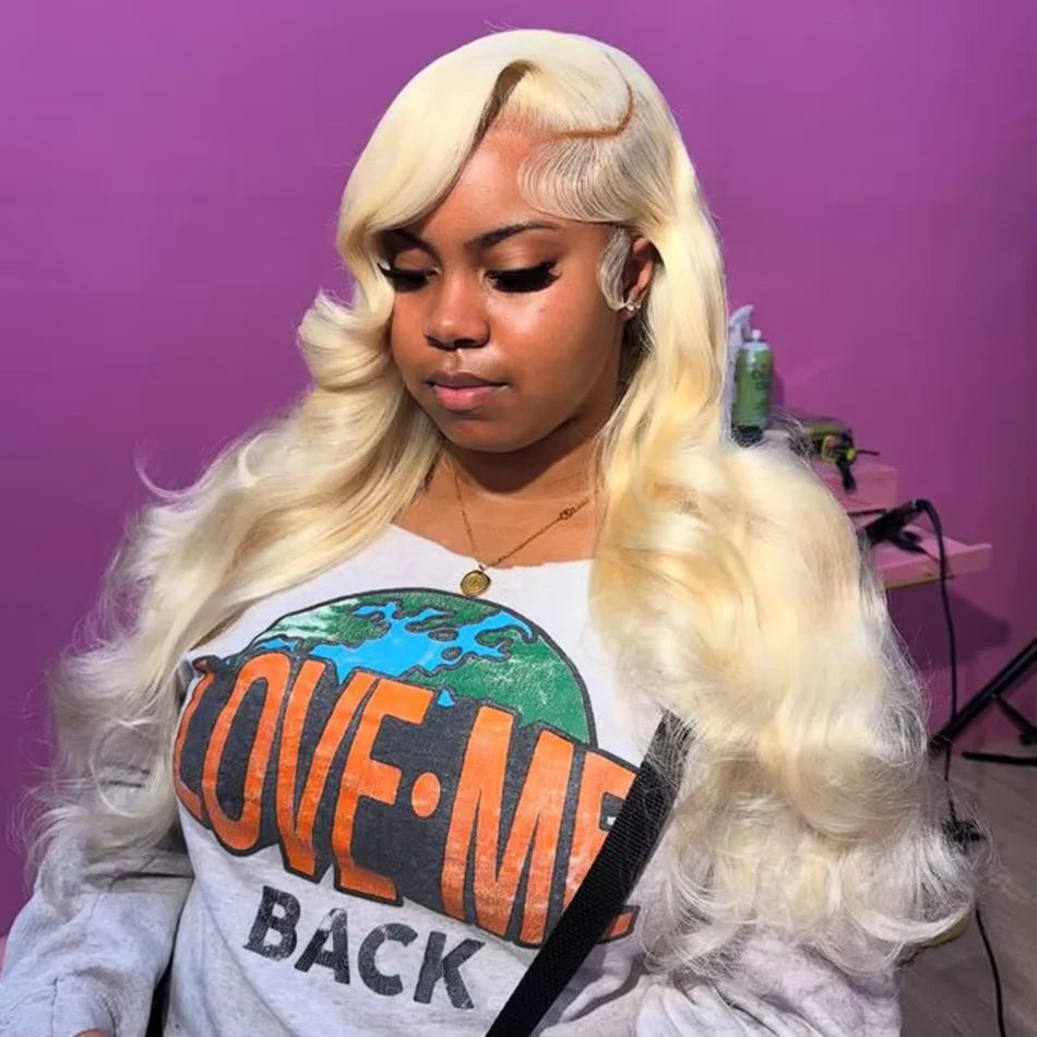 613 Blonde 13x6 Lace Front Wig Human Hair Body Wave Lace