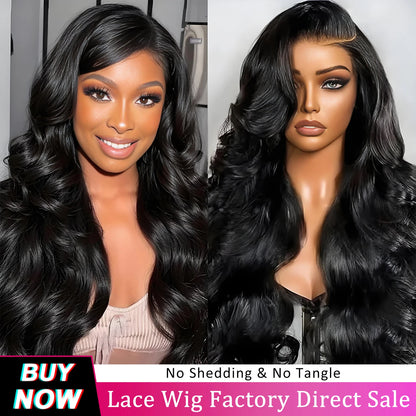 13x4 13x6 Hd Body Wave Human Hair Wigs 200 Density Transparent Pre Plucked Lace Frontal Wigs 40 44 Inch Glueless Wigs Human Hair