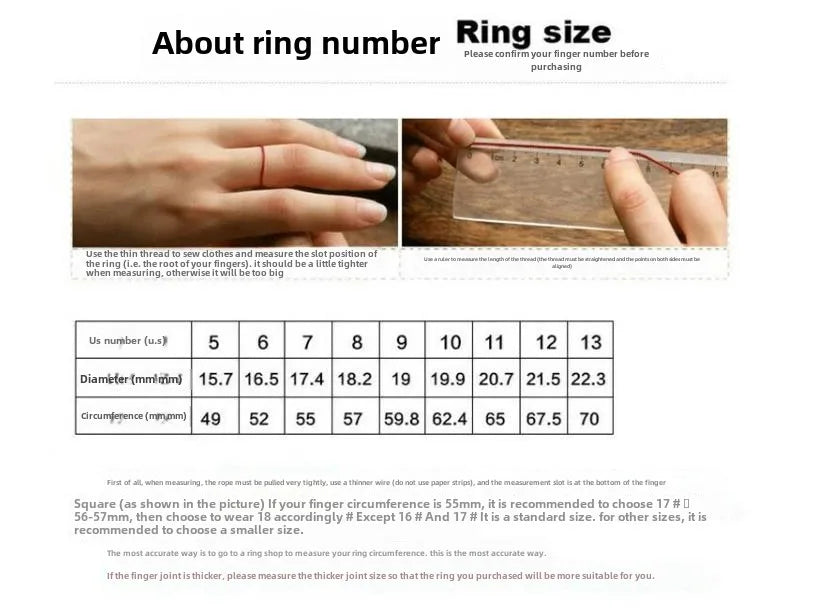 Clear White Stones Wedding Women Ring Stainless Steel 1 and 2