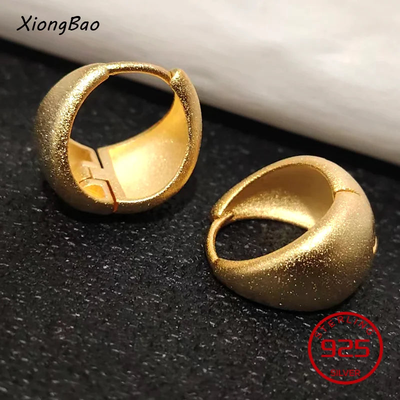 Luxury Shine Stamp 925 Sterling Silver Post Gold Plated Earrings Inlaid Boutique White Zircon Women Hook Drop Earrings Gift