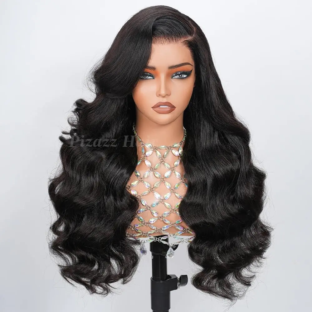 Bob Wig Human Hair 13x4 Frontal Lace Wig Body Wave HD