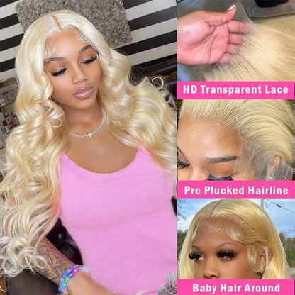 613 Blonde 13x6 Lace Front Wig Human Hair Body Wave Lace