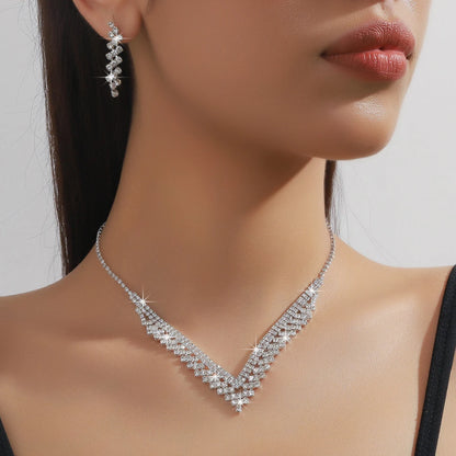 Pieces Of Wedding Season Women's Claw Chain Series Earrings