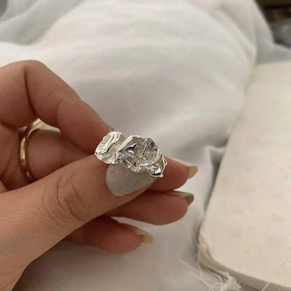 Silver Color Rhinestone Ring Multi-layer Winding Rings for Women