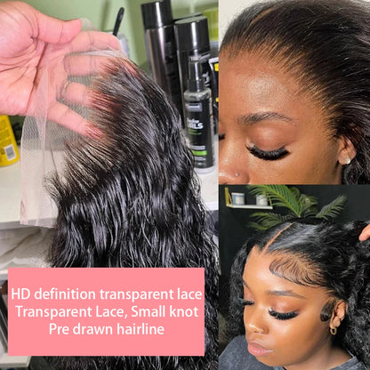 Loose Deep Wave Short Bob 13x4 hd Lace Front Wigs Brazilian