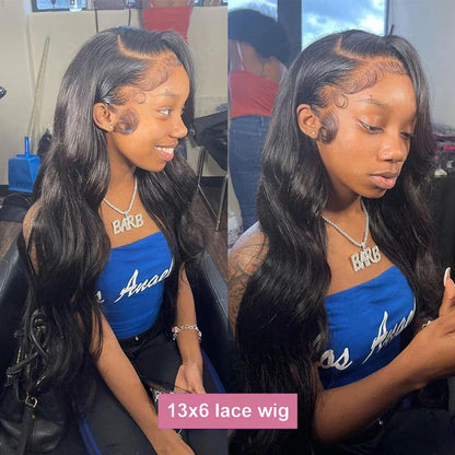 Body Wave 13x4 13x6 Hd Transparent Lace Front Wigs Human Hair Wig Brazilian  30 40 Inch Body Wave Lace Frontal