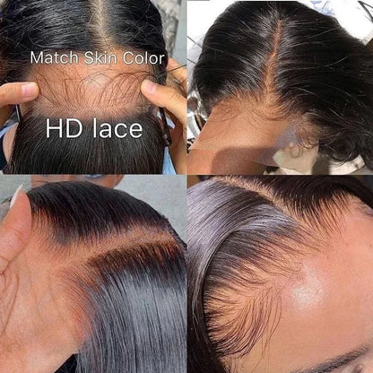 4x4 5x5 13x4 13x6 Hd Body Wave Lace Frontal Human Hair Wigs 360 Brazilian Pre Plucked Lace For Women 30 40 Inch Lace Front Wig