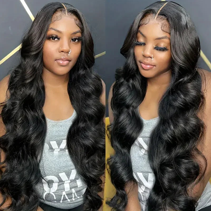 HD Transparent 13x4 13x6 Body Wave Lace Front Human Hair Wigs 30 34 Inch Pre Plucked Lace Frontal Wig 200 Density 4x4 5x5 Wig