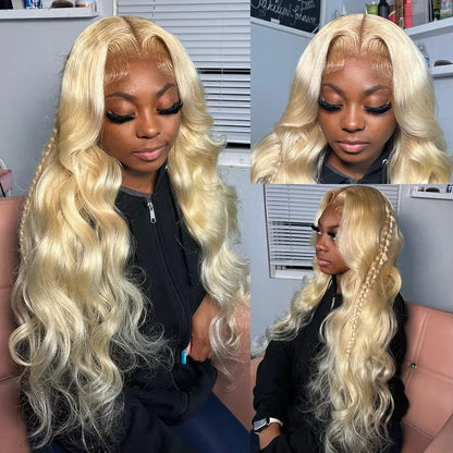 613 Blonde 13x6 Lace Front Wig Human Hair Body Wave Lace