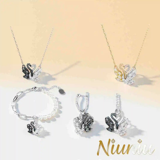 Luxury high-end earrings, high-quality female style, wedding style bridal earrings - holiday gift