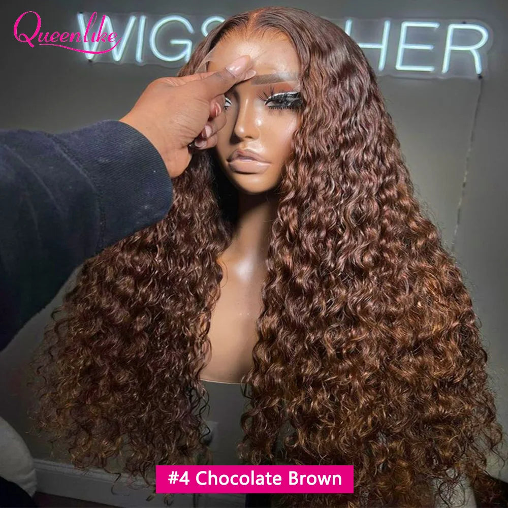 Curly Burgundy 13x6 Hd Lace Frontal Wig 99J Colored Human Hair