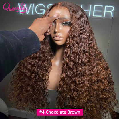Curly Burgundy 13x6 Hd Lace Frontal Wig 99J Colored Human Hair