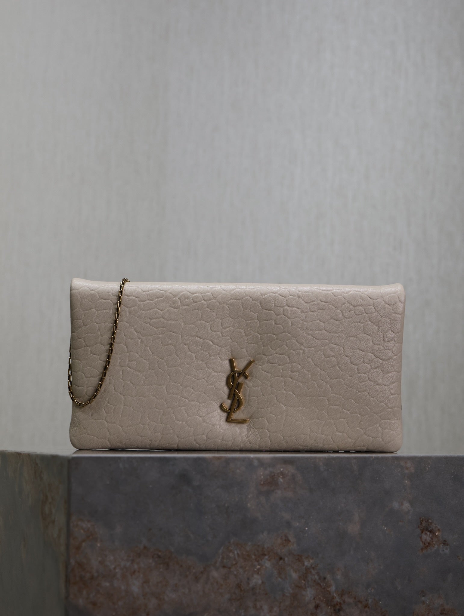 Saint Laurent Calypso Mini Bag in lambskin
